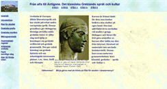 Desktop Screenshot of klassiskagrekland.se